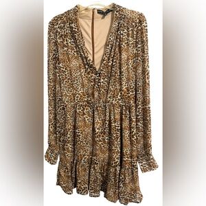 HYFVE Women’s Medium Animal Print Dress date night party mobwife rockstar